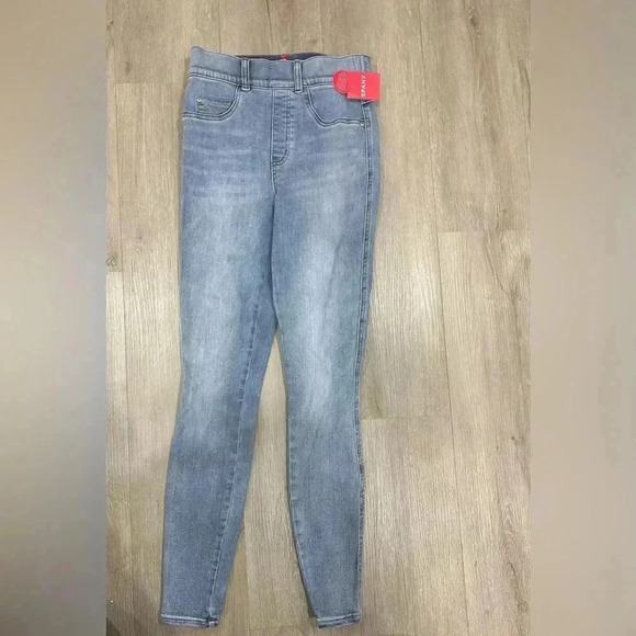 SPANX Ankle Skinny Jeans Light Vintage Wash NWT XS Jeggings - Picture 4 of 8